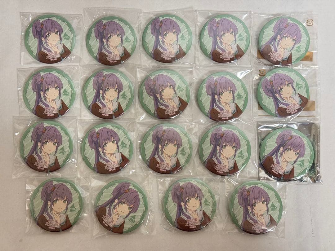 制服乙宗梢缶バッジ19個