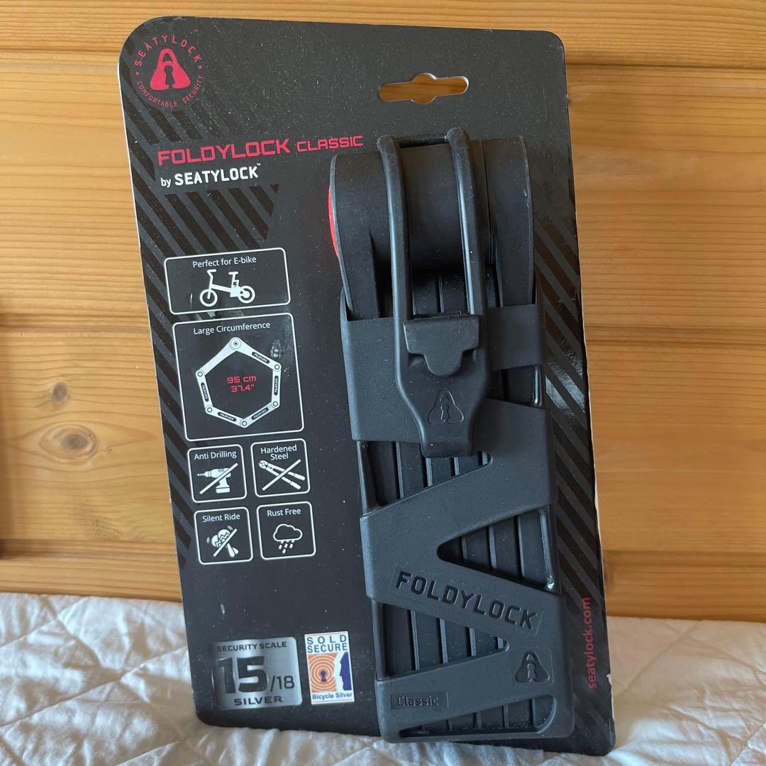 SEATYLOCK　FOLDYLOCK CLASSIC ブラック　自転車ロック