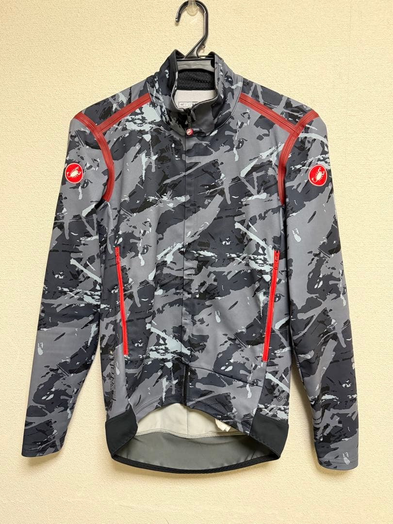 Castelli Perfetto Ros長袖ジャージ ブルー グレー レッド