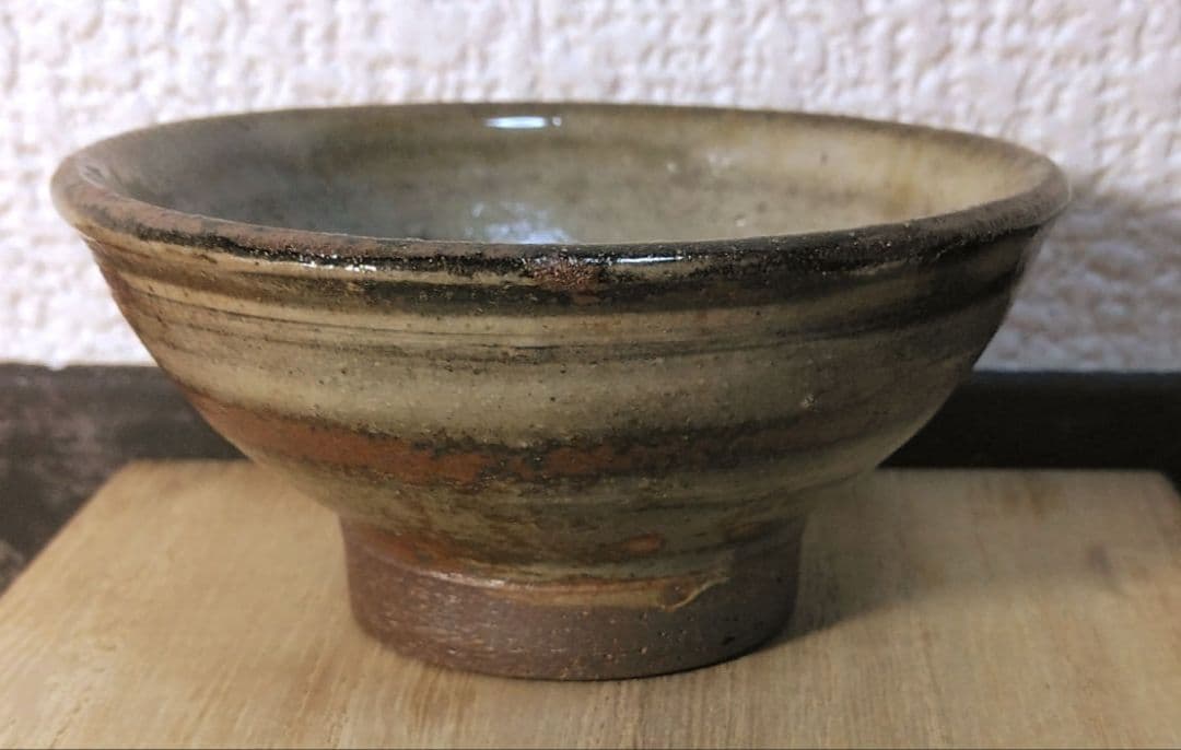 人間国宝 金城次郎 ぐい呑 栞 共箱(本人書付) 無傷 壷屋焼 やちむん