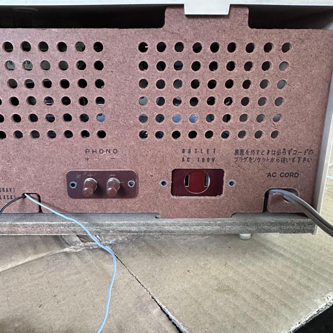 昭和レトロ　真空管ラジオ　稼働しました 元箱付　希少