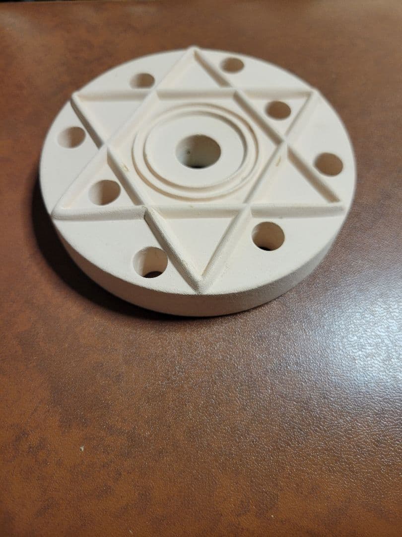 機能性セラミック奇瑞セット（大）地場調整・波動調整装置 六芒星 結界