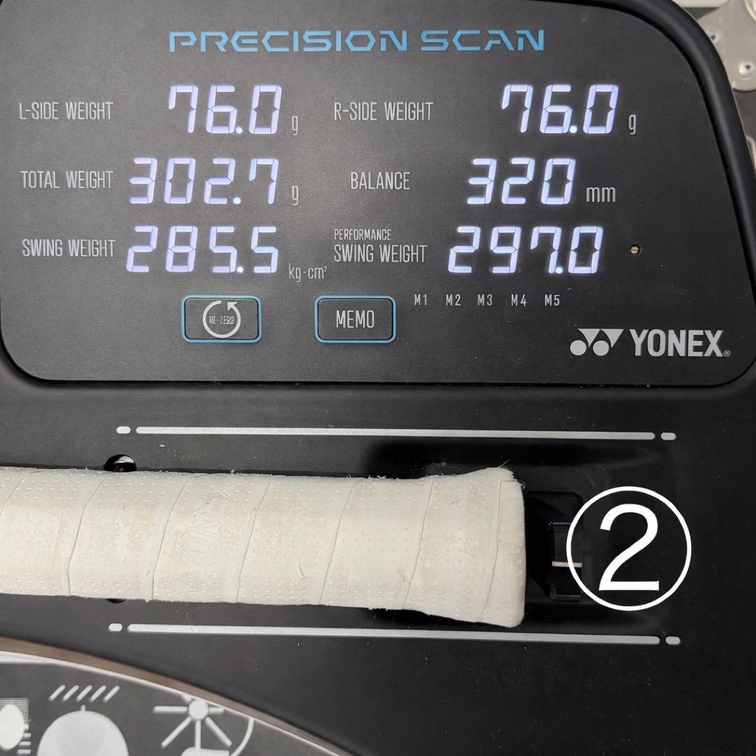 E ZONE 100 G2 2本マッチペア　ヨネックス　中古品　YONEX