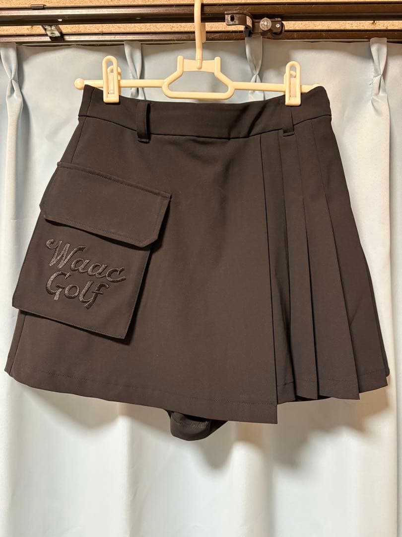 WAAC ブラック プリーツスカート 24