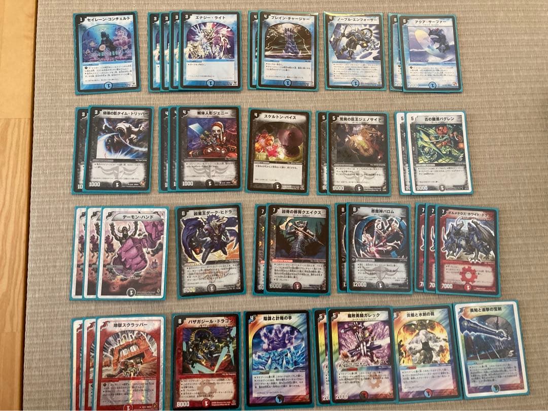 ※値下げしました デュエマクラシック05旧枠統一 デッキ8種セット　引退品②