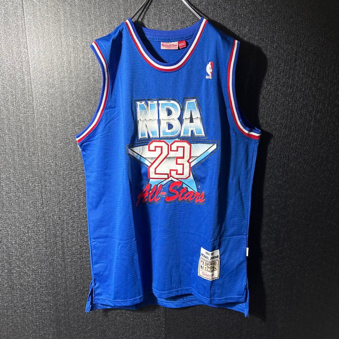 【マイケルジョーダン】NBA オールスター バスケ ゲームシャツ 23番 2XL