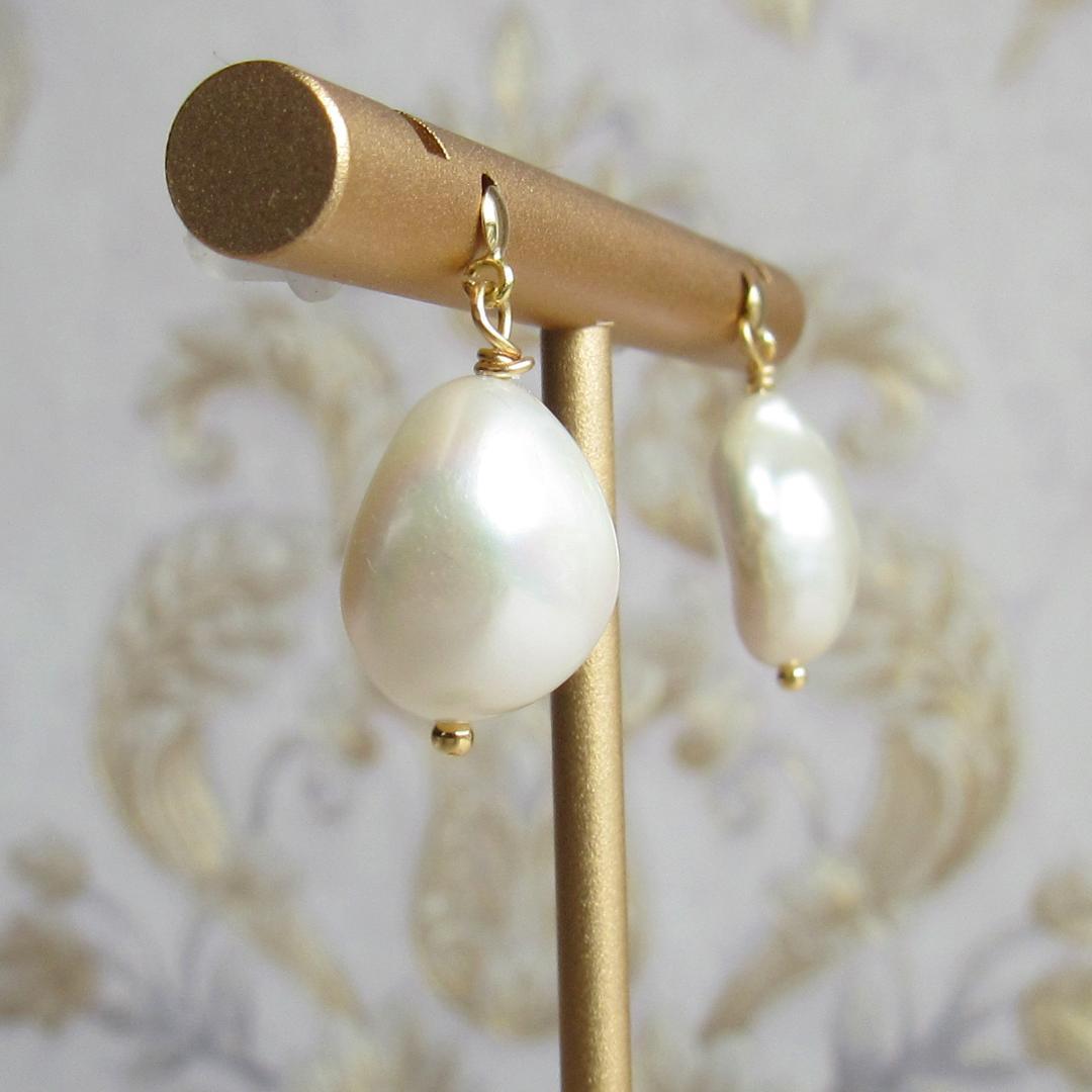 K18 18K ピアス パール 18金 フォーマル セレモニー