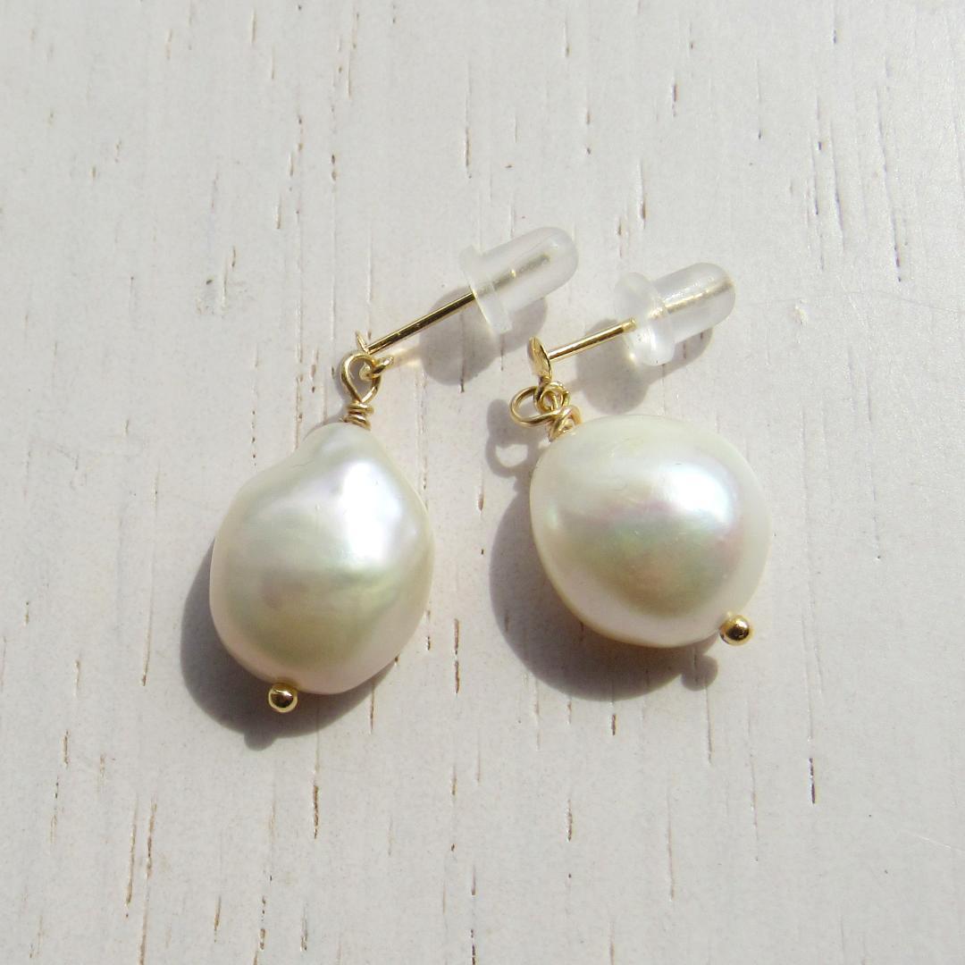 K18 18K ピアス パール 18金 フォーマル セレモニー