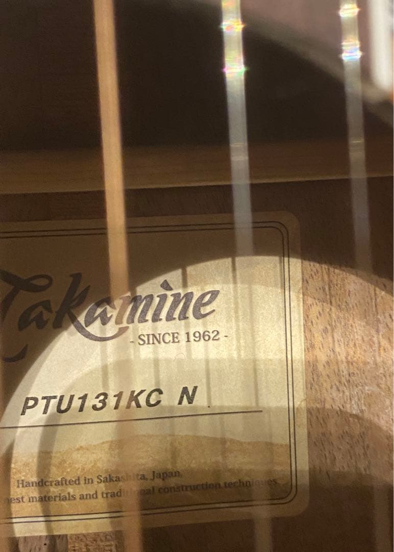 Takamine PTU131KC N ハワイアンコア エレアコ　超美品