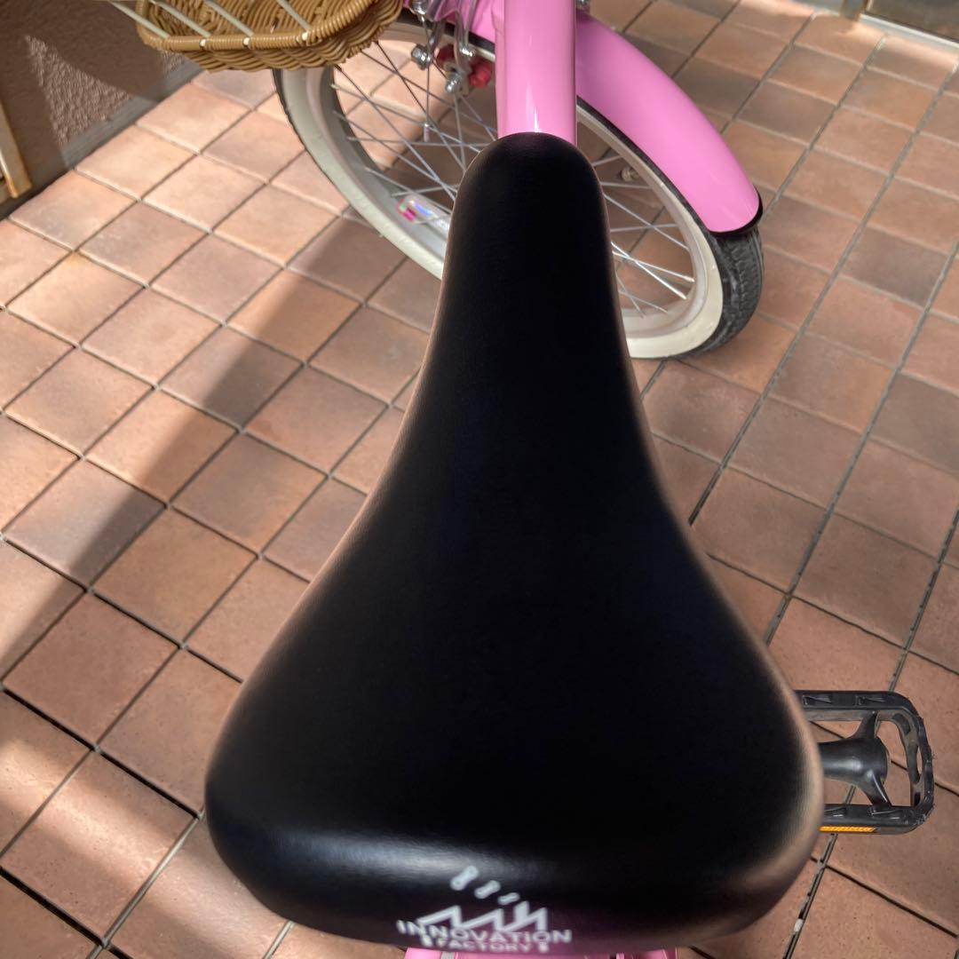 アサヒイノベーションファクトリー ピンク かご付き　18インチ　福岡市引き取り