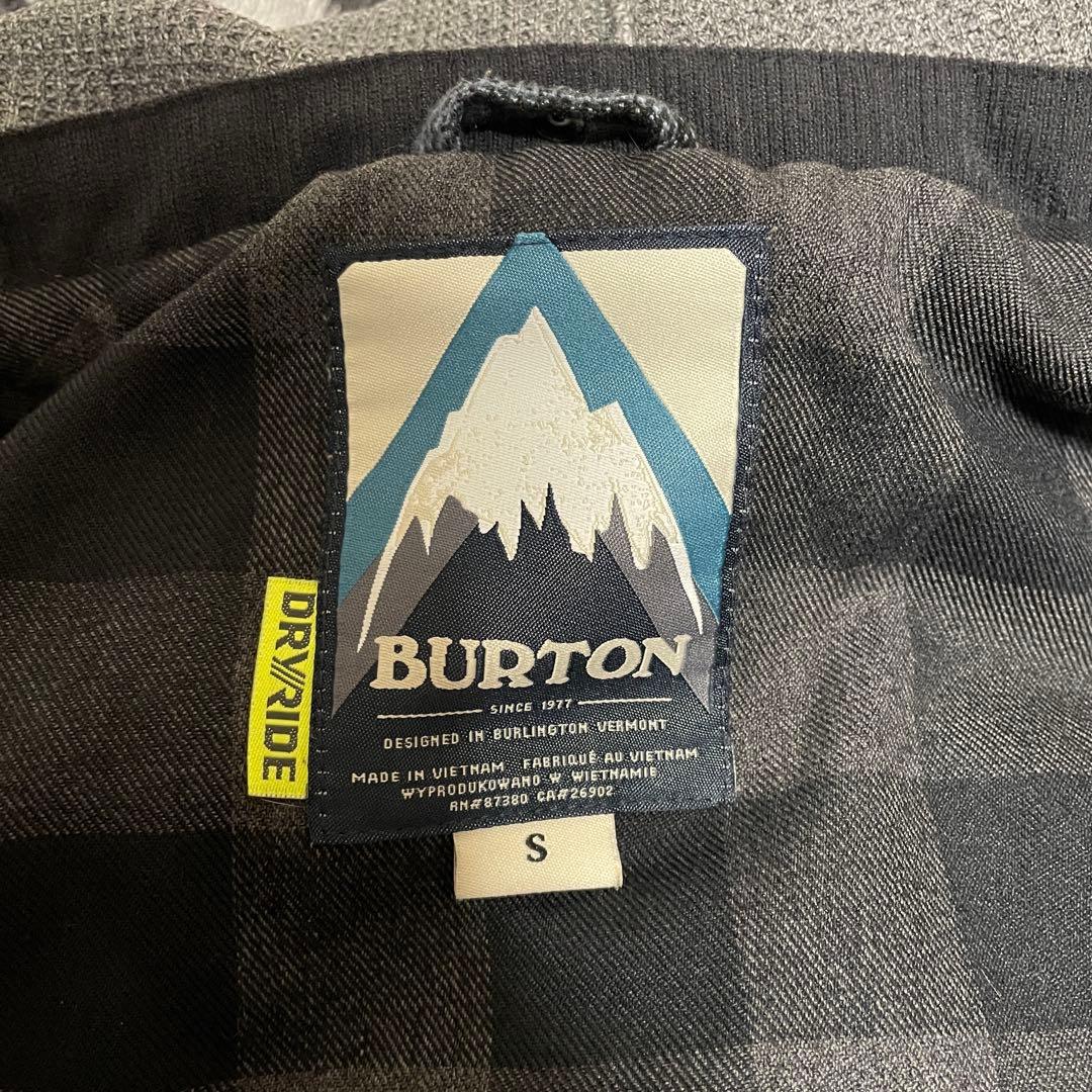Burtonバートンスキーウェアスノーボードジャケットパーカーフード黒ブラック紺