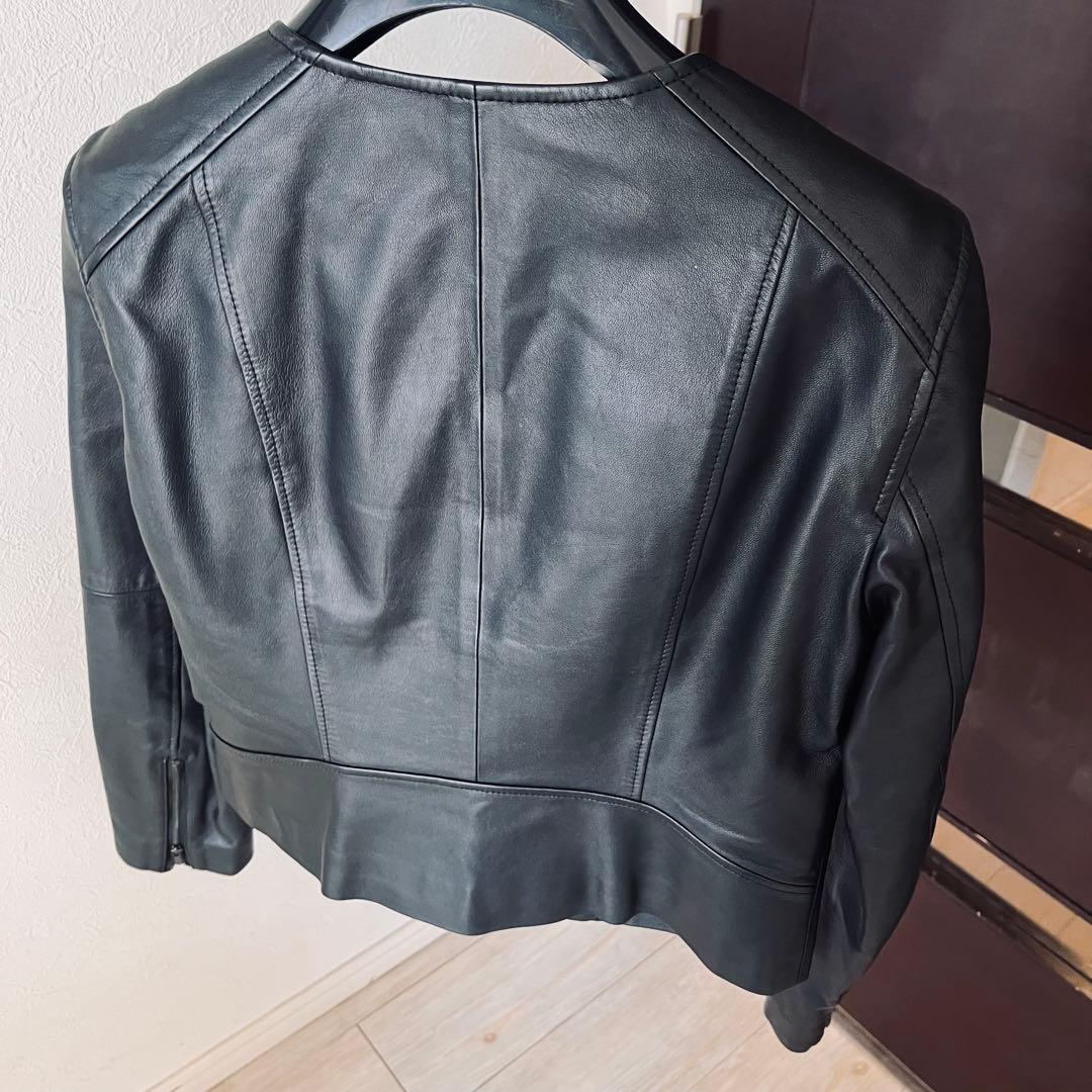 新品☆ ANAYI ラムレザーファスナー　ジャケット/セオリー、23区、ロペ