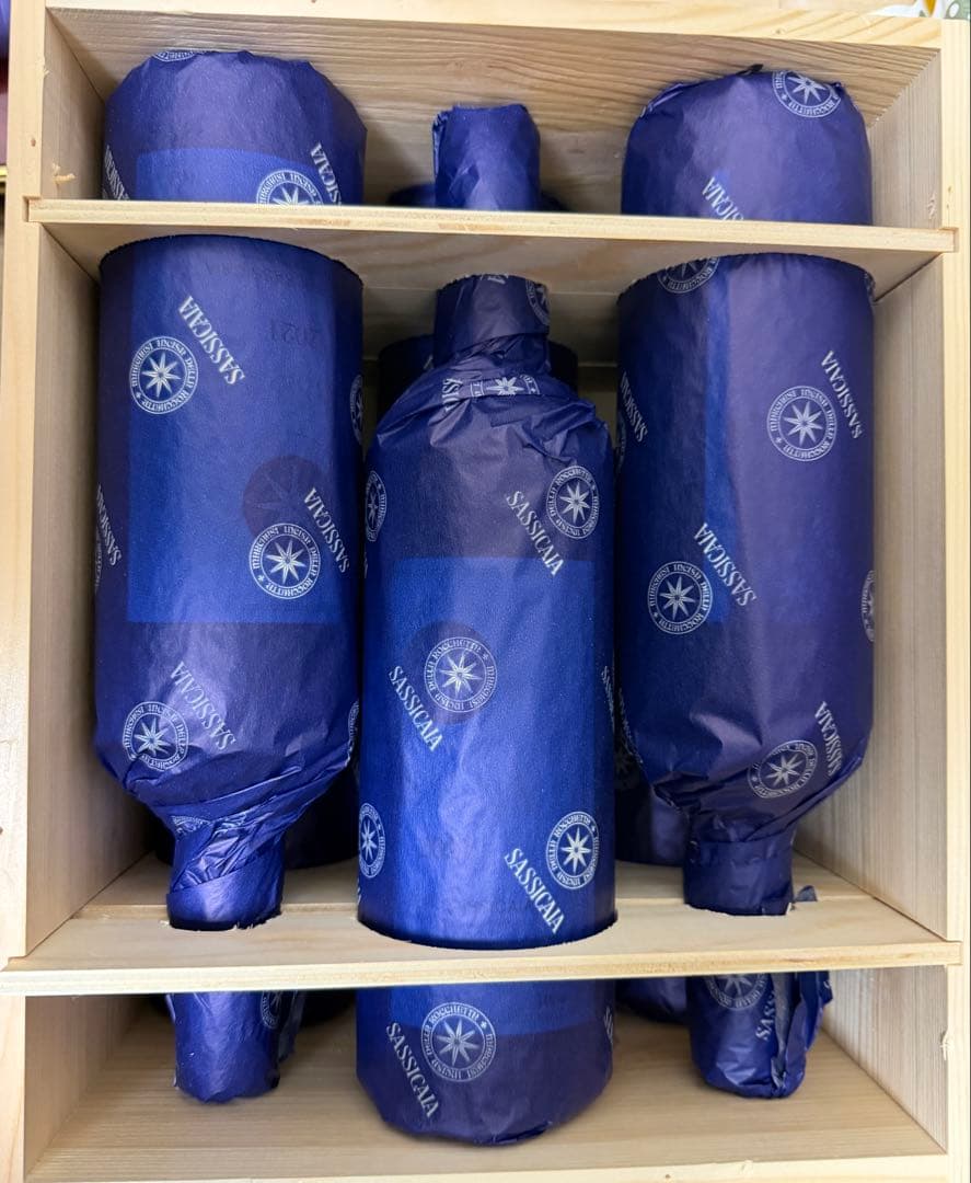 6本セット木箱入Sassicaia 2021 ボルゲリ・サッシカイア 750ml