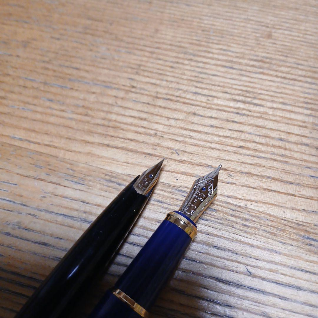 【14金】PILOT、プラチナ万年筆 【ジャンク品】2本セット【14K】