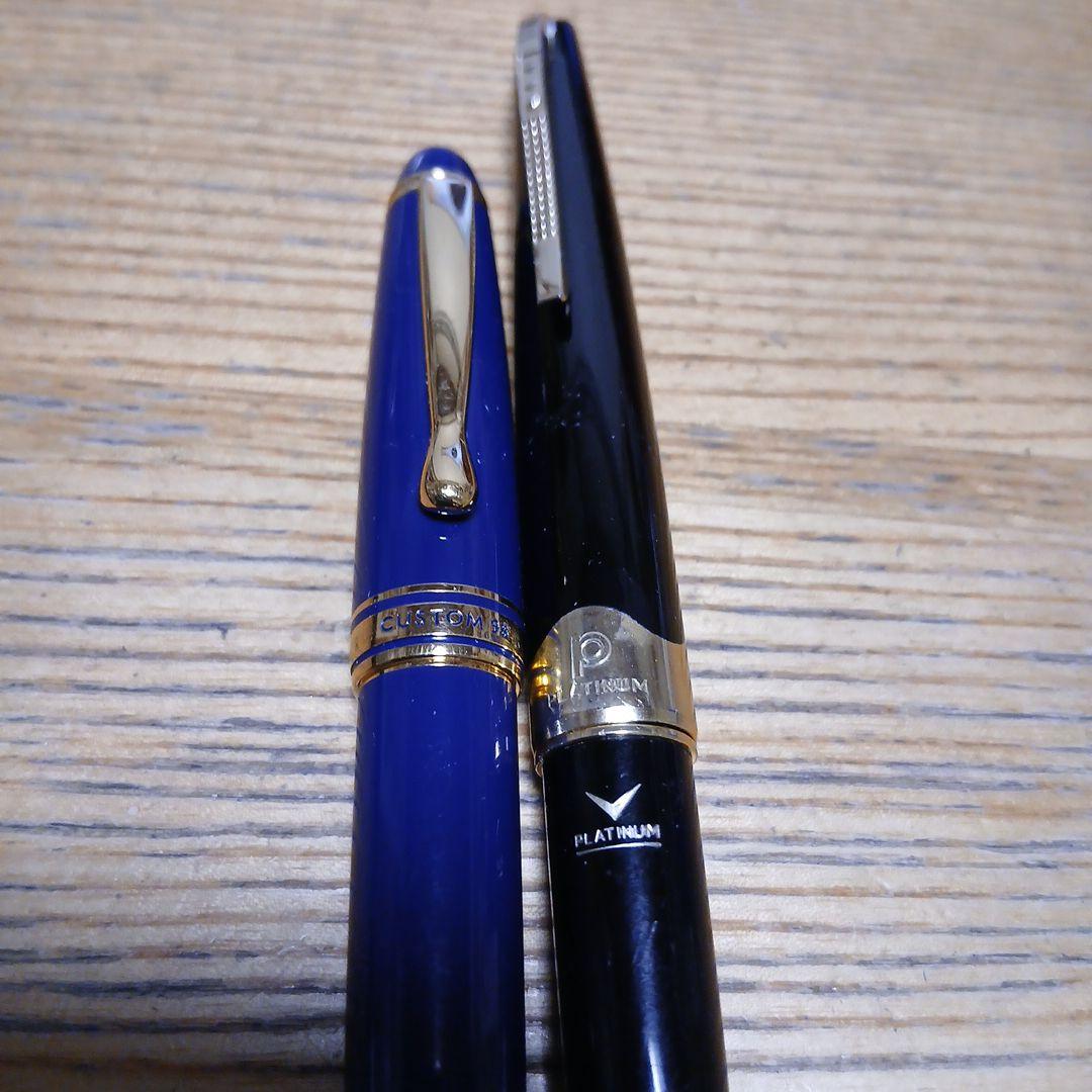 【14金】PILOT、プラチナ万年筆 【ジャンク品】2本セット【14K】