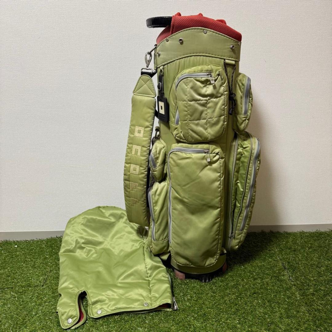 ONOFF オノフ キャディバッグ ゴルフバッグ ナイロン グリーン