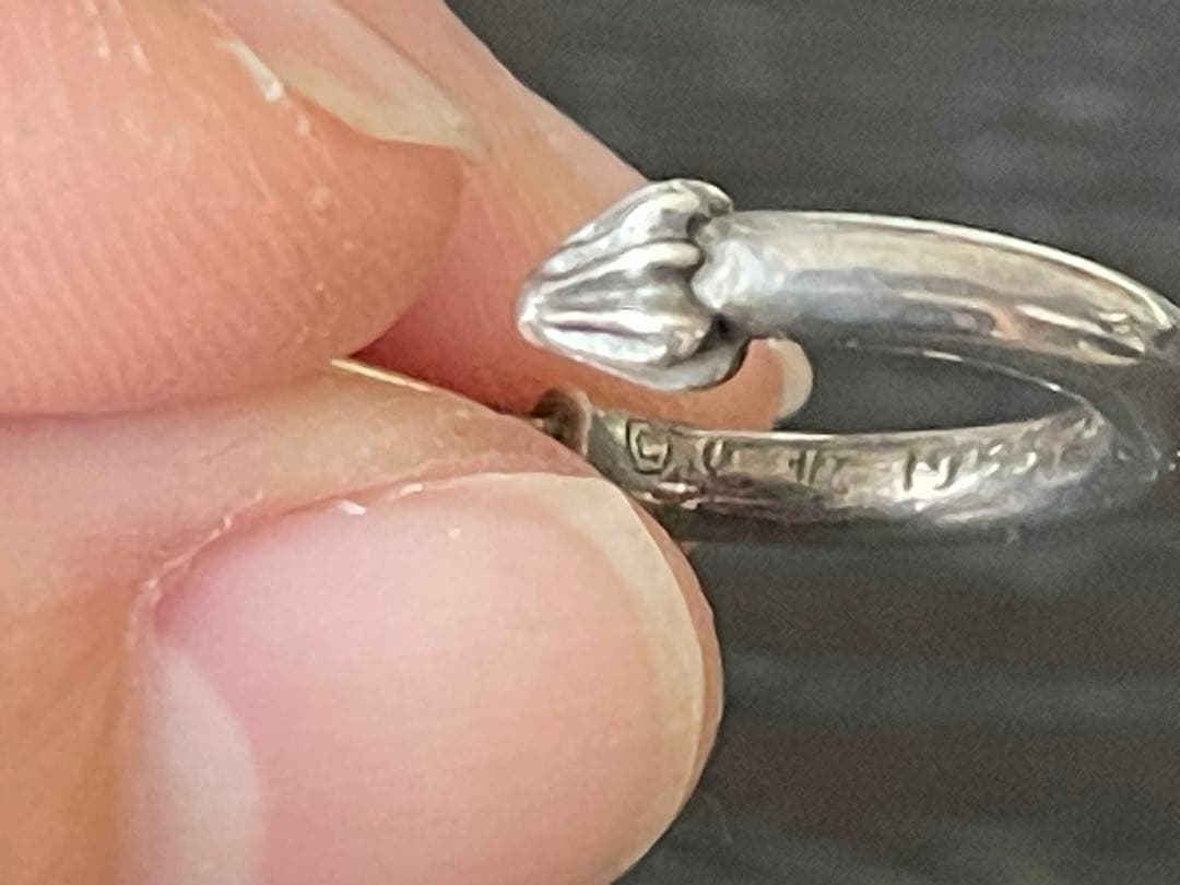 CHROME HEARTS クロムハーツ 原本無 プレーンフープ