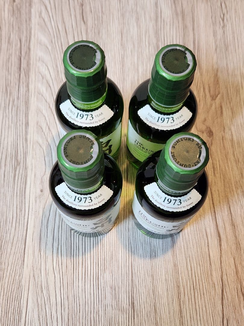 白州 シングルモルトウイスキー 1973年製 4本セット