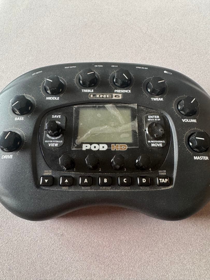 【超美品】LINE 6 POD HD ギターエフェクター　黒金SALE