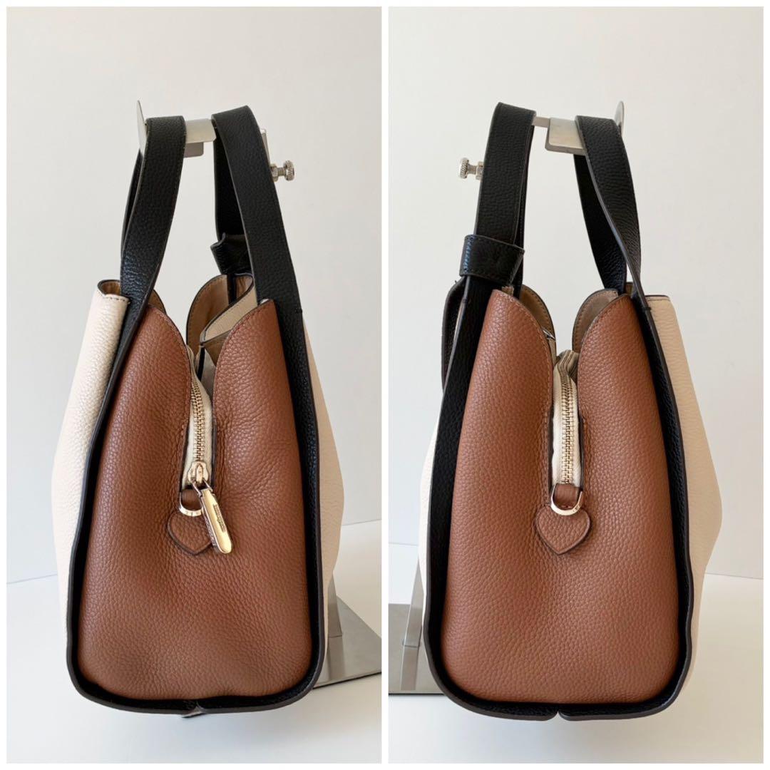 【極美品】kate spade 2way ハンドバッグ ノット カラーブロック