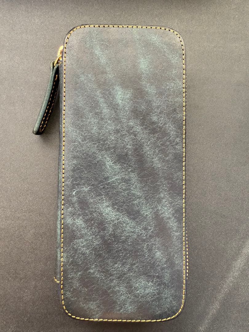 Bahagia＆Craftラウンドジップペンケース プエブロブルー【バハギア】