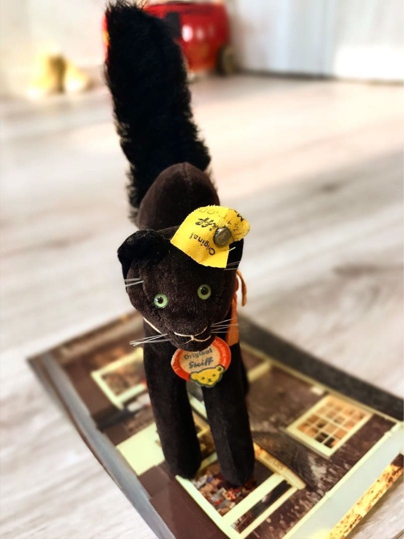アンティーク　シュタイフ社 Black Tom Cat All IDs
