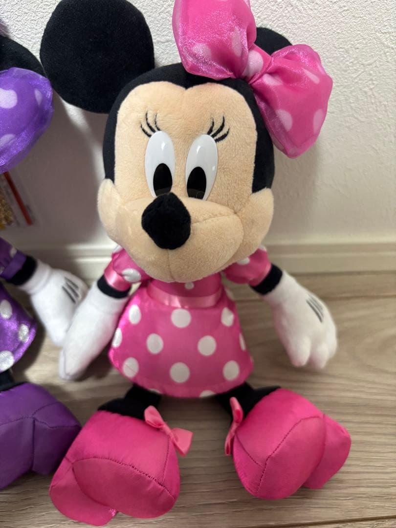 ミニーの日　ぬいぐるみチャーム　 ピンク　紫　ディズニーリゾート　まとめ売り
