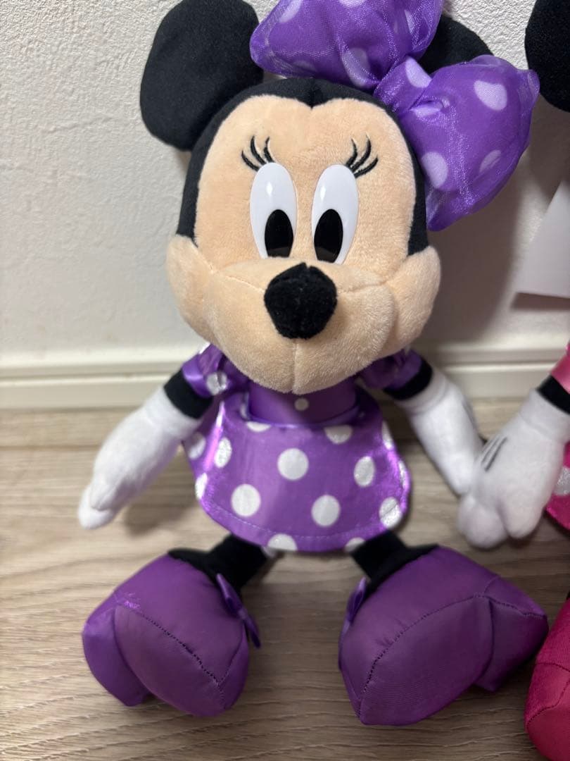ミニーの日　ぬいぐるみチャーム　 ピンク　紫　ディズニーリゾート　まとめ売り