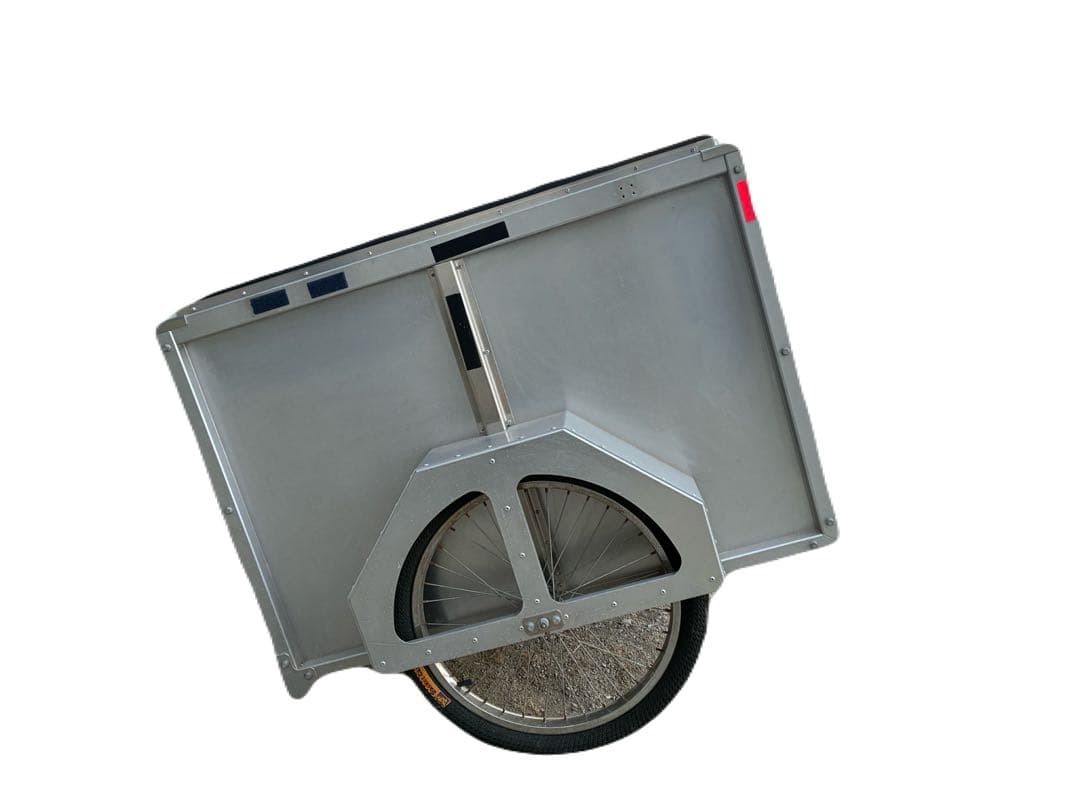 国産リヤカー　自転車牽引