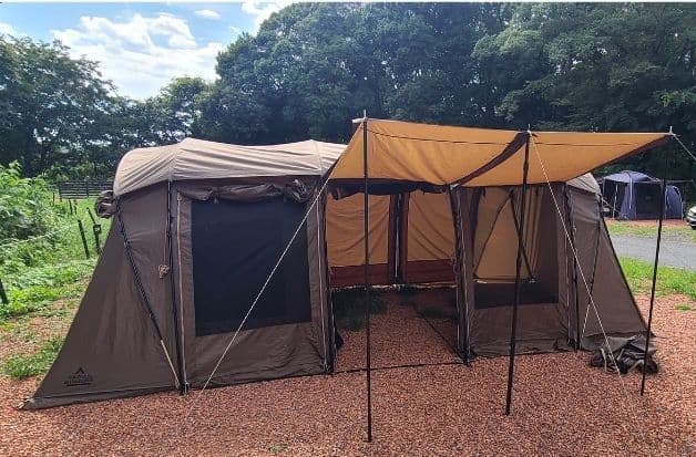 タラスブルバ　キャタピラー2ルームシェルター 大型テント