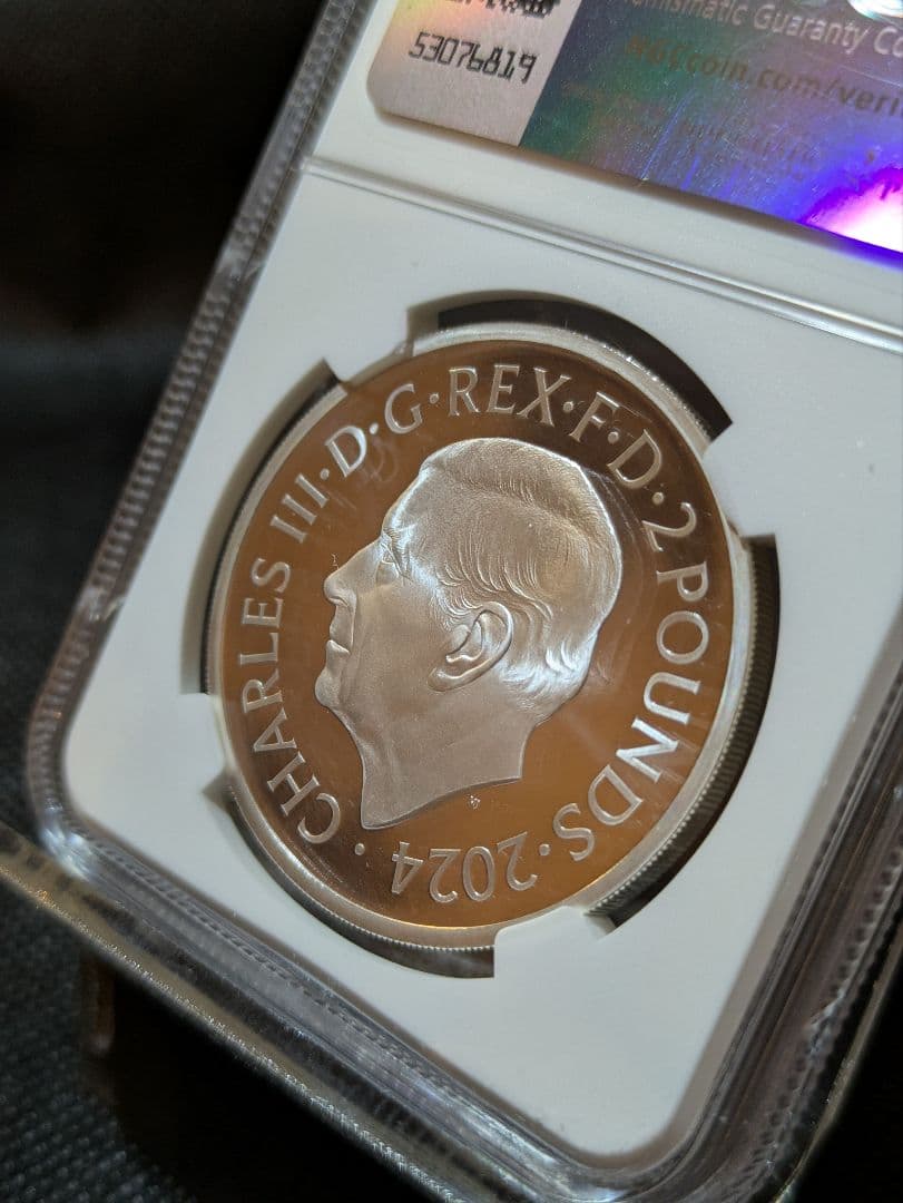 【コレクター必携】2024年スター・ウォーズ銀貨　最高鑑定ミレニアム・ファルコン