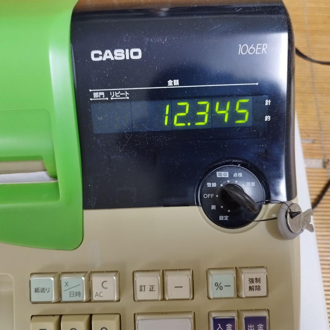 カシオレジスター　106ER　簡単便利特殊　送料込　195816