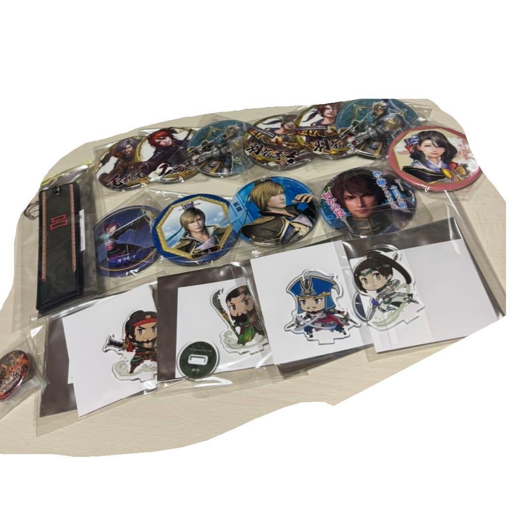 真・三國無双　缶バッジセット