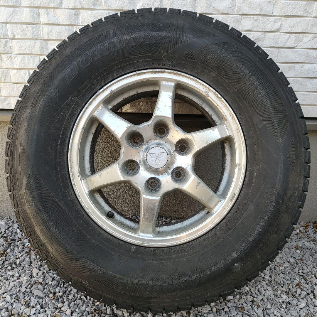 引取限定 DUNLOP スタッドレスタイヤ ホイール付き 265/70R16