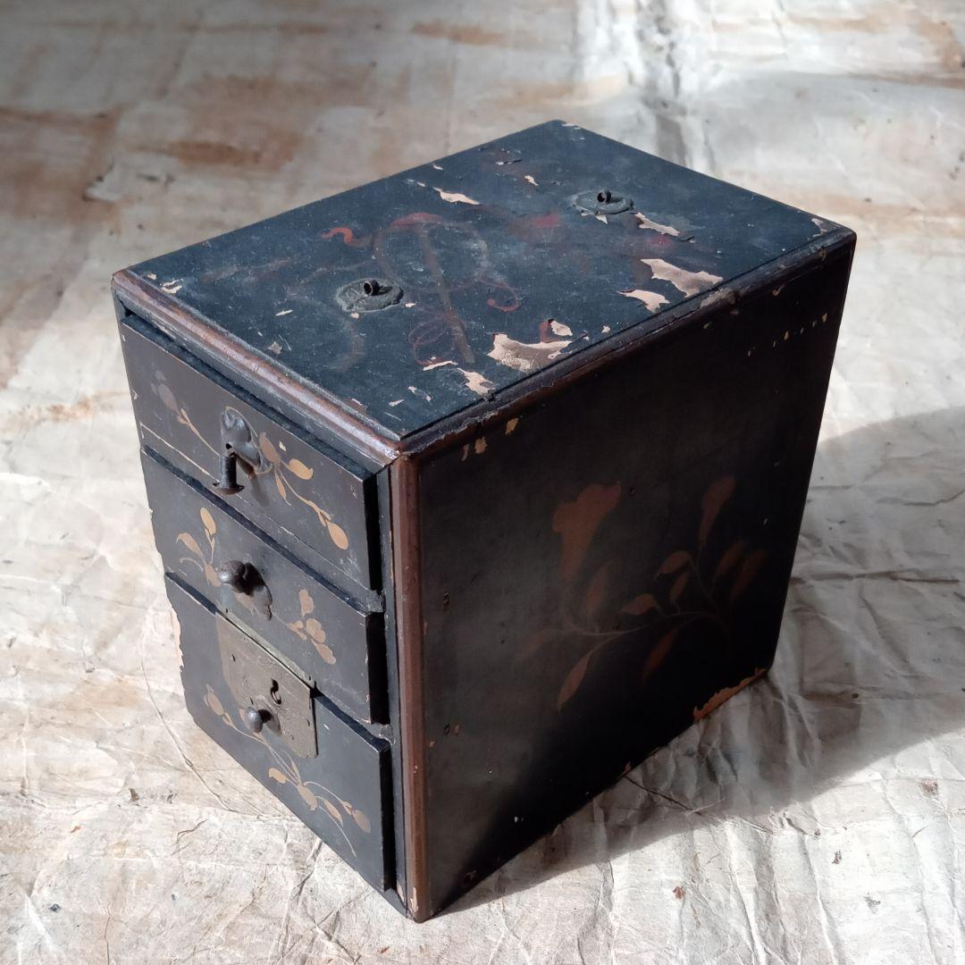 骨董　蒔絵の小箱　箱　詫び寂　アンティーク