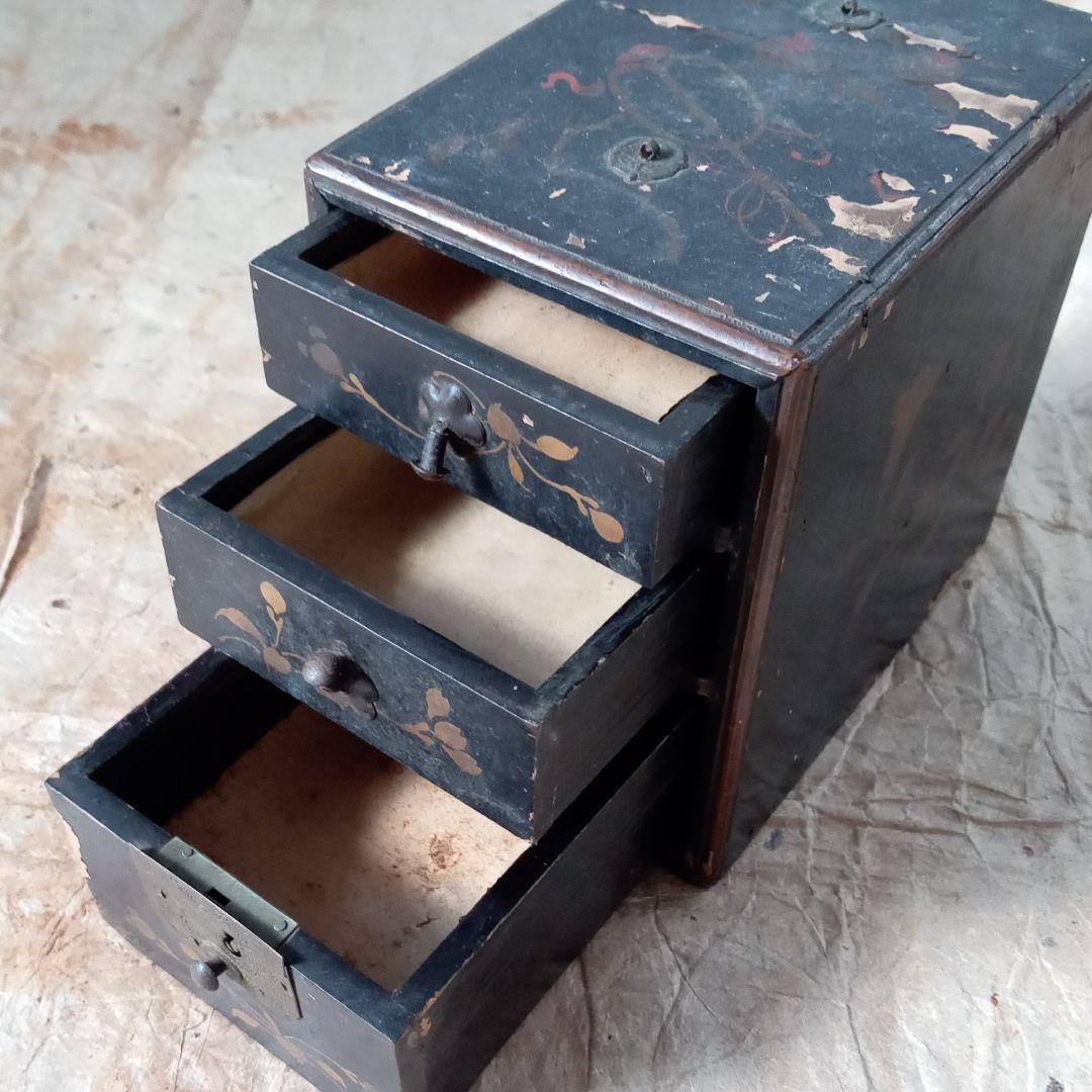 骨董　蒔絵の小箱　箱　詫び寂　アンティーク