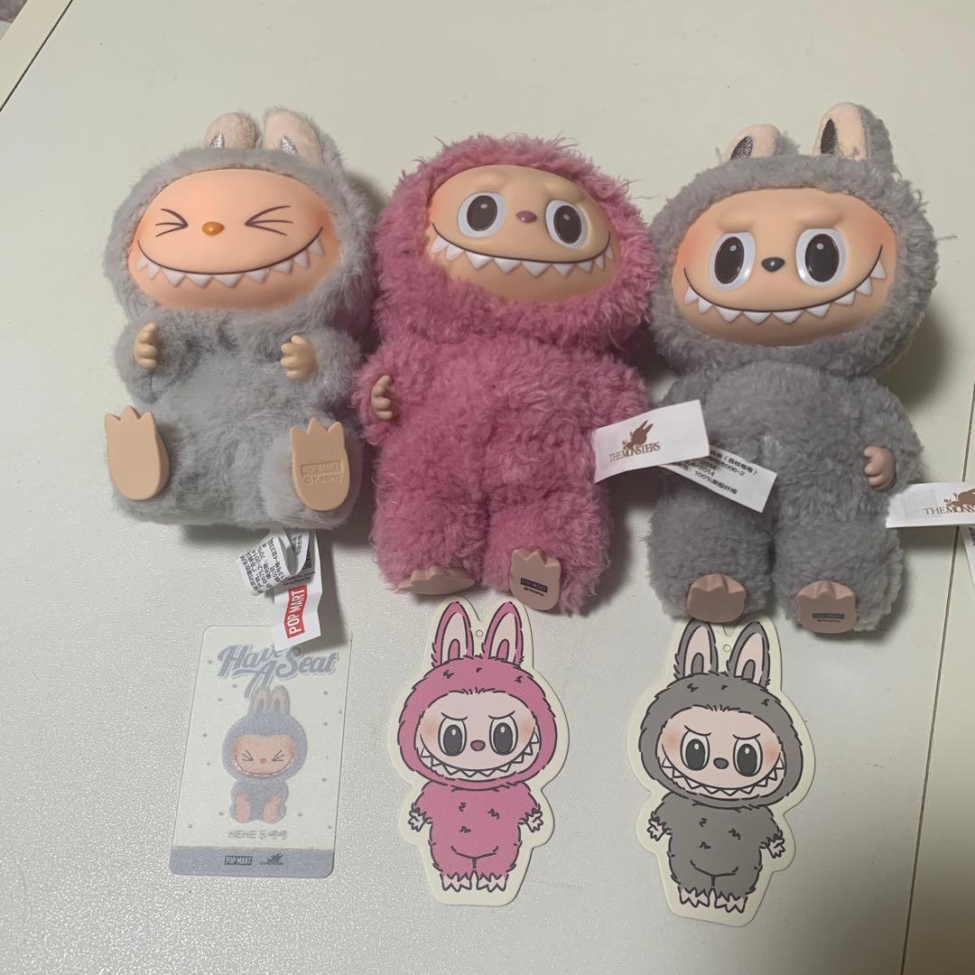 ぬいぐるみ LABUBU Have A Seat Exciting Macaron