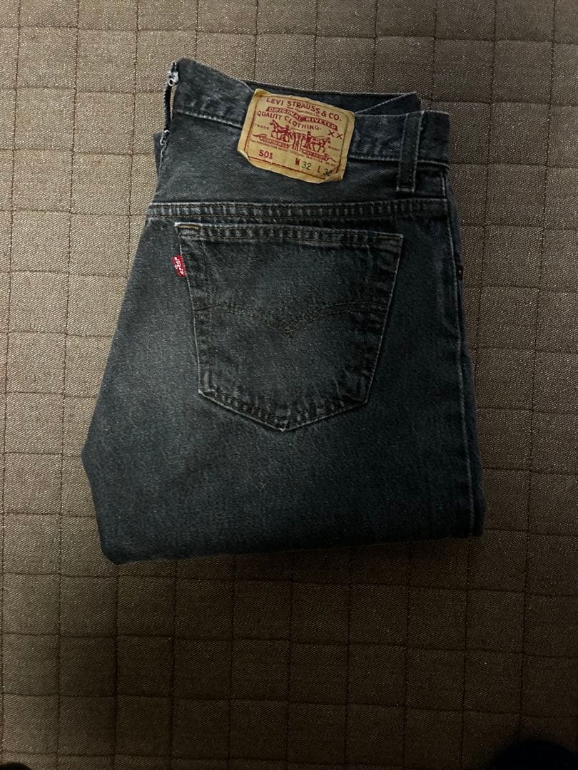 90s levi's 501 ブラック 先染め アメリカ製