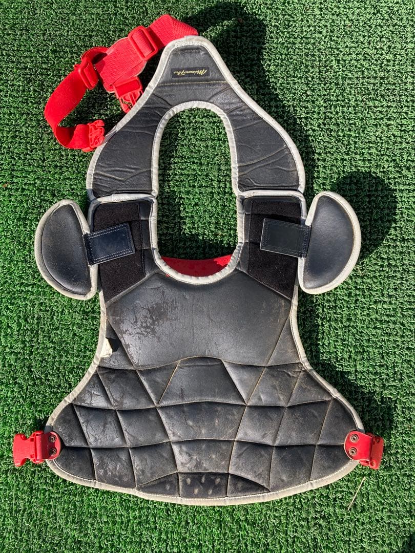 中古Mizuno proキャッチャー用プロテクター 軟式