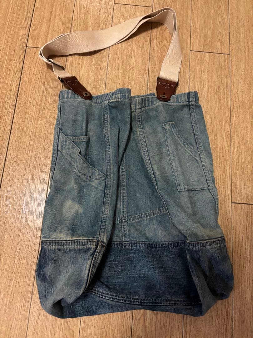 RRL / ダブルアールエル Antony ショルダー バッグ 藍染め デニム