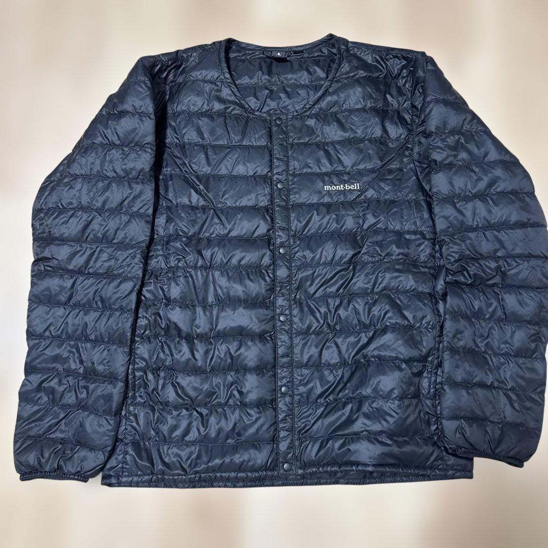 モンベル mont-bell スペリオダウン ラウンドネックジャケット　ブラック