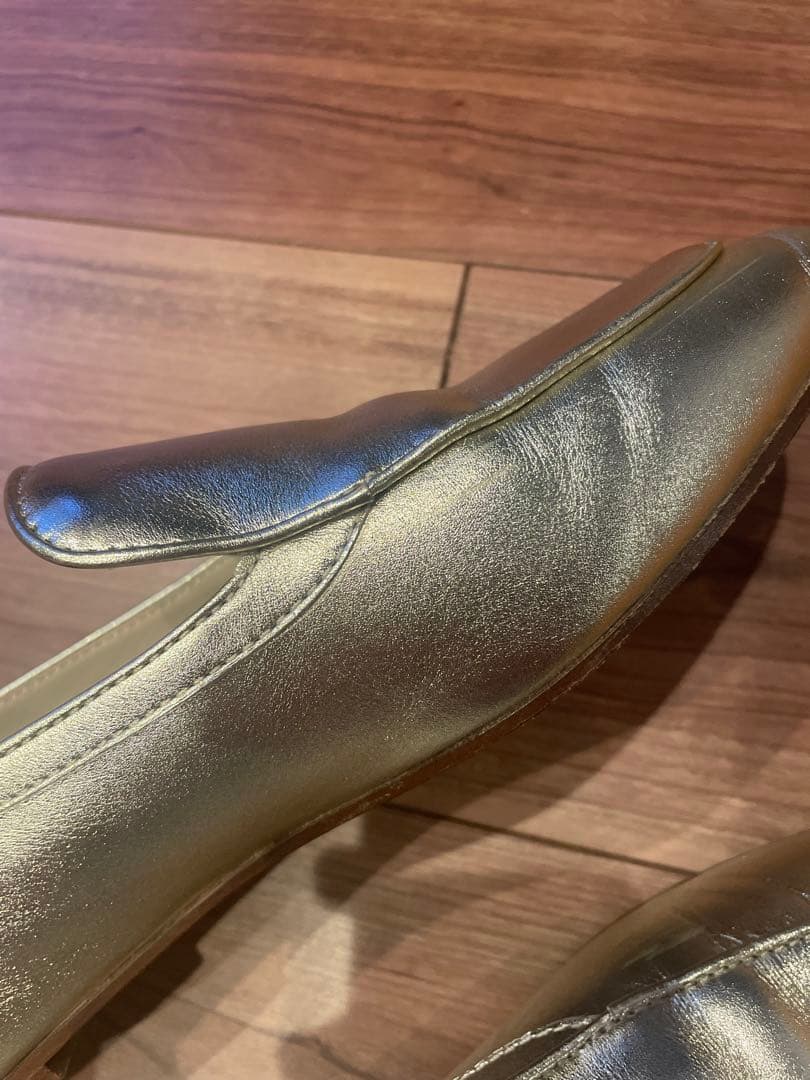 ロンハーマン別注 TOD'S ローファー　　38 1/2 ゴールド