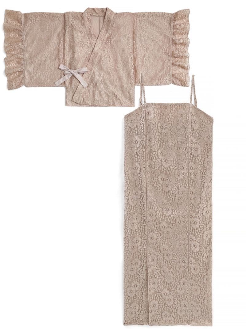 3点セット2Wayレースフリルセパレート浴衣　GRL グレイル　レギュラー