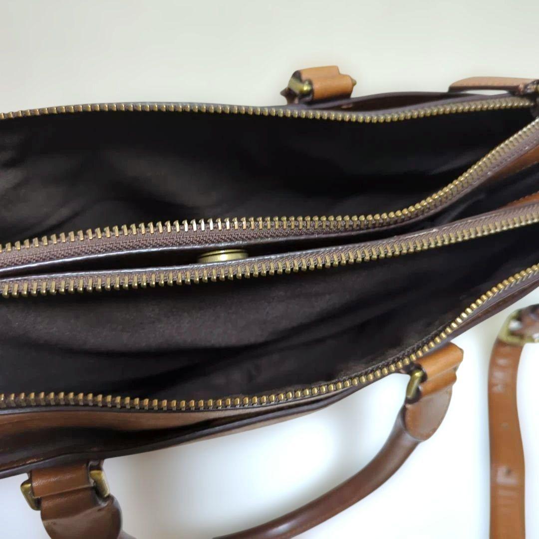 COACH　メトロポリタンレザー　2WAYショルダーバッグ