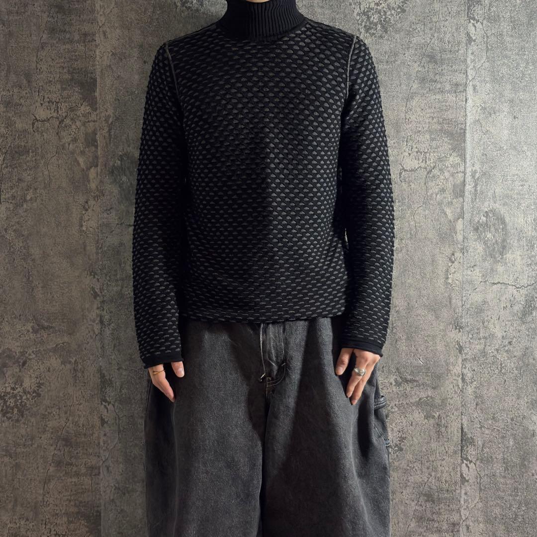 トップス EMPORIO ARMANI high neck knit sweater