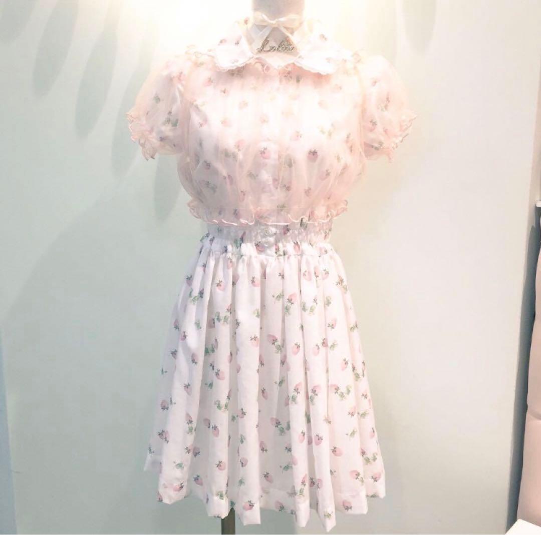 新品■定価　26,400円■ローズマリーソワールshirringワンピースピンク