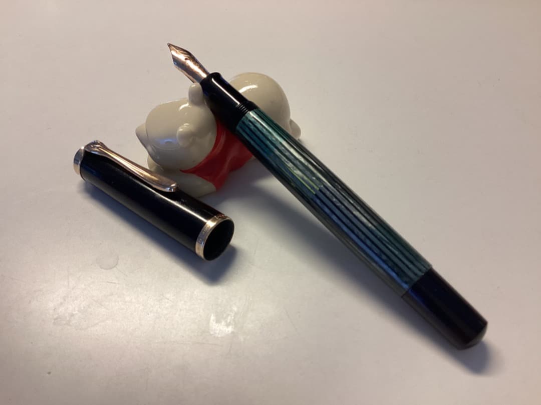 Pelikan 400 1950年代　緑縞