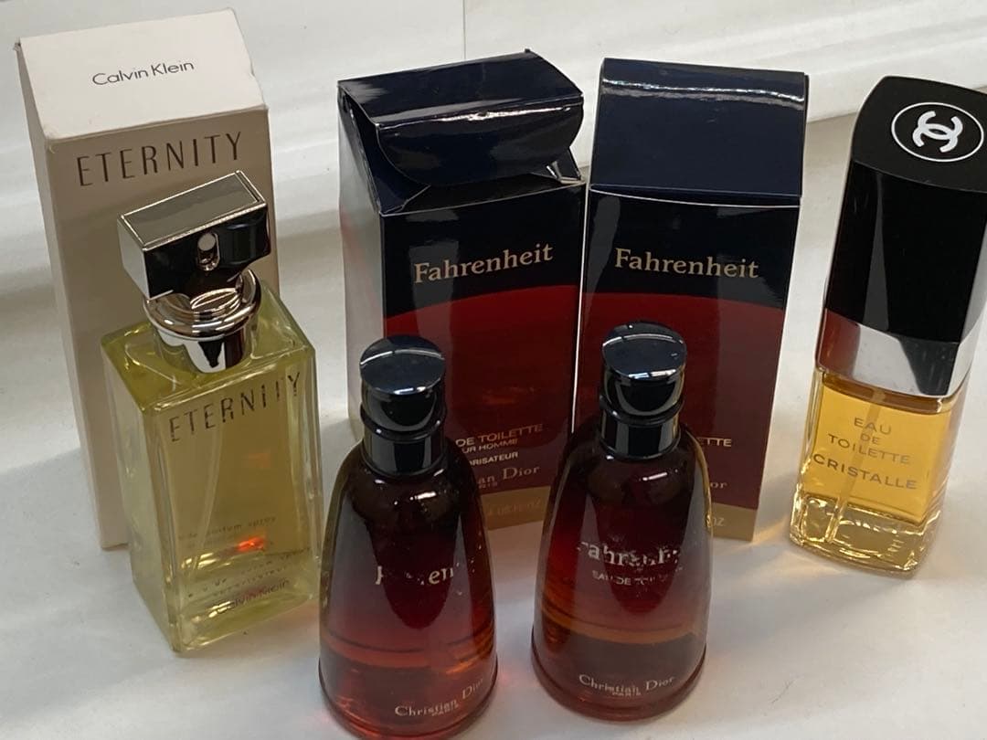 香水4点まとめ　シャネル　ディオール　CK
