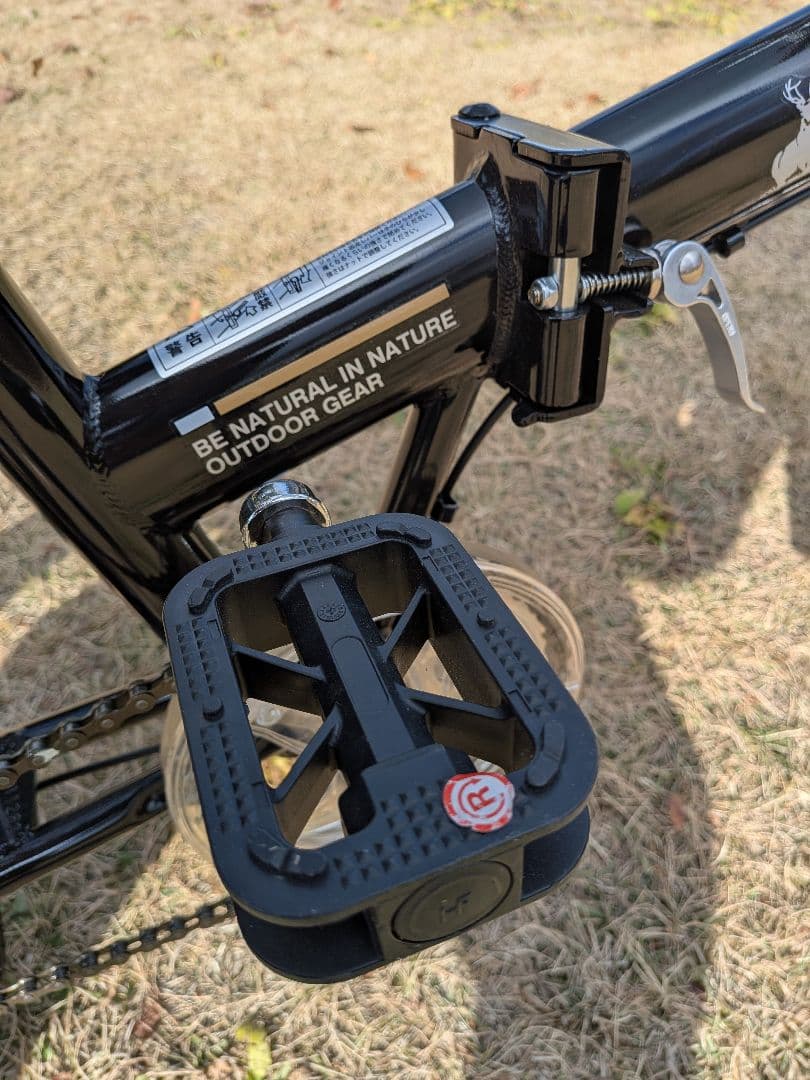 CAPTAIN STAG 折りたたみ自転車 ブラック 16インチ