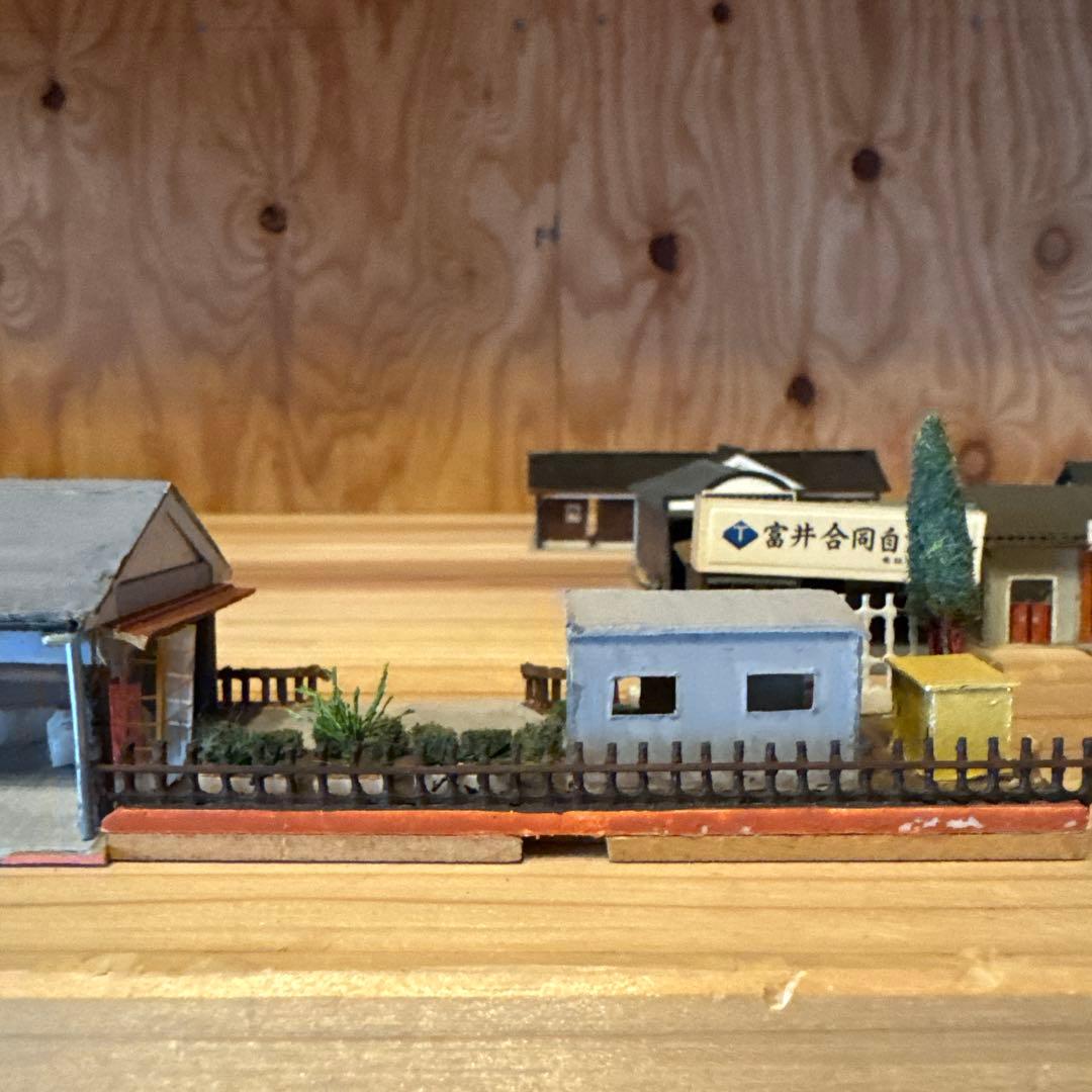 Nゲージ★トミーテック　ジオコレ　昭和の風景ミニジオラマ　ジャンク扱い